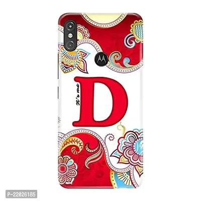 Dugvio? Printed Designer Hard Back Case Cover for Motorola Moto One Power (Its Me D Alphabet)