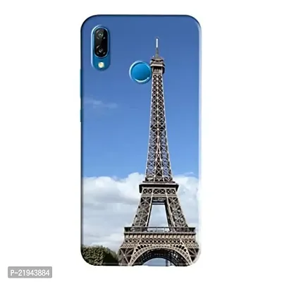 Dugvio? Polycarbonate Printed Hard Back Case Cover for Huawei Honor Nova 3i (Eiffel Tower)-thumb0