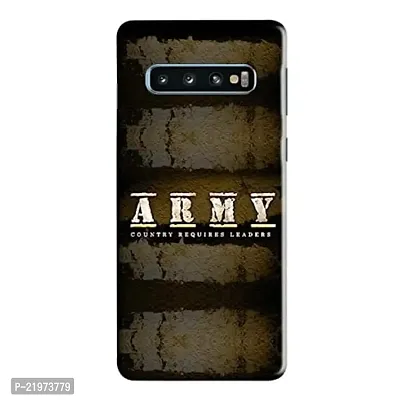 Dugvio? Printed Designer Back Case Cover for Samsung Galaxy S10 / Samsung S10 (Army Quotes)-thumb0