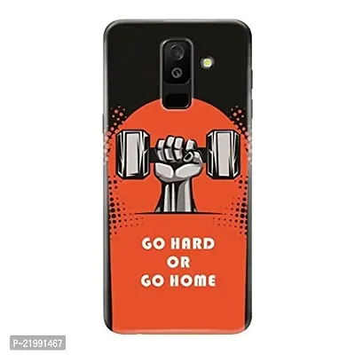 Dugvio? Printed Designer Hard Back Case Cover for Samsung Galaxy A6 Plus/Samsung A6 Plus (2018) (Go Hard or go Home)-thumb0