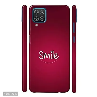 Dugvio? Polycarbonate Printed Hard Back Case Cover for Samsung Galaxy A12 / Samsung A12 (Smile)