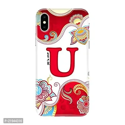 Dugvio? Polycarbonate Printed Hard Back Case Cover for iPhone X (Its Me U Alphabet)