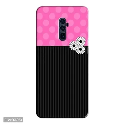 Dugvio? Poly Carbonate Back Cover Case for Oppo Reno X - Floral Pattern Art
