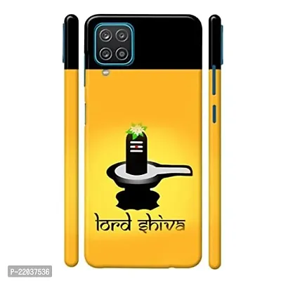 Dugvio? Printed Designer Matt Finish Hard Back Case Cover for Samsung Galaxy A12 / Samsung A12 (Lord Shiva, Shiva)