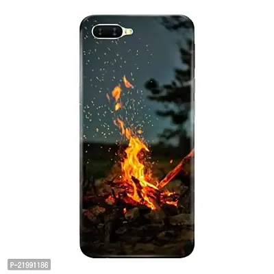 Dugvio? Printed Designer Back Cover Case for Oppo K1 - Fire, Travelling-thumb0