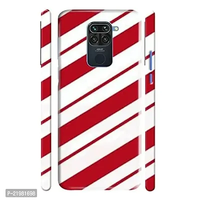 Dugvio? Printed Designer Hard Back Case Cover for Xiaomi Redmi Note 9 (Red Border)