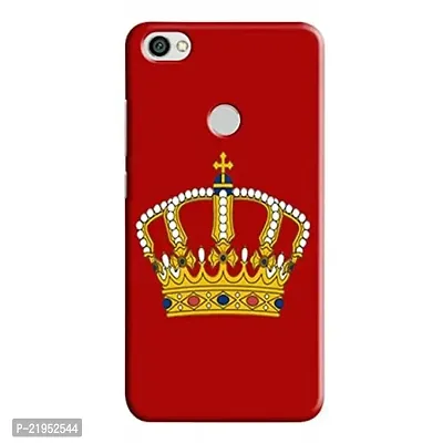 Dugvio? Polycarbonate Printed Hard Back Case Cover for Xiaomi Redmi Y1 (King Crown)