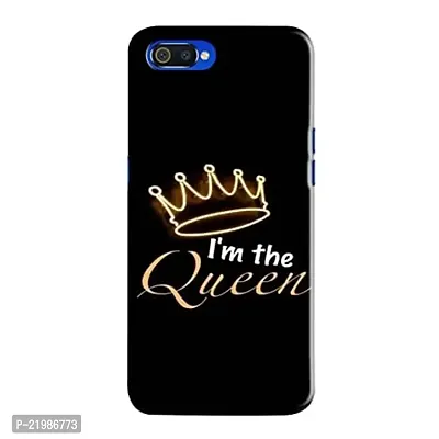 Dugvio? Printed Designer Back Cover Case for Realme C1 - I am The Queen