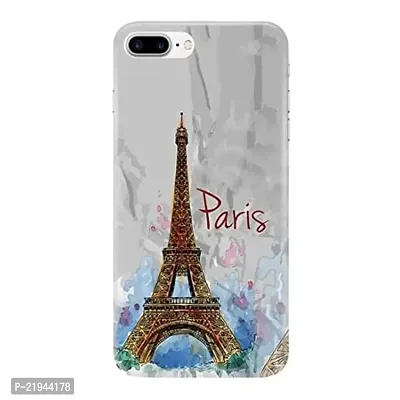 Dugvio? Polycarbonate Printed Hard Back Case Cover for iPhone 8 Plus (Paris Art)