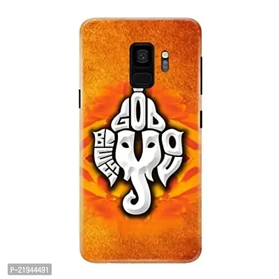 Dugvio? Polycarbonate Printed Hard Back Case Cover for Samsung Galaxy S9 / Samsung S9 / G960F (Lord Ganesha, Ganpati Bappa)