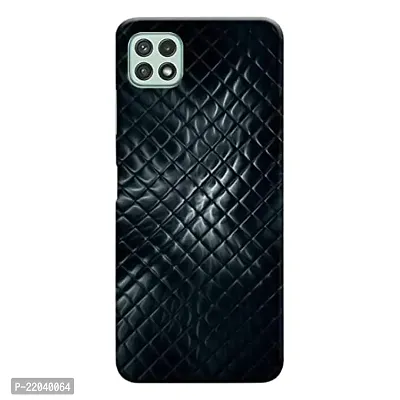 Dugvio? Printed Designer Back Cover Case for Samsung Galaxy A22 (5G) - Leather Effect