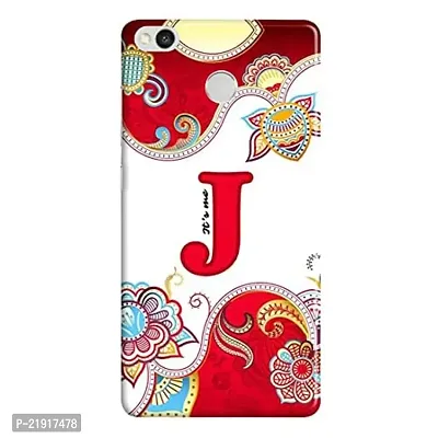 Dugvio? Polycarbonate Printed Hard Back Case Cover for Xiaomi Redmi 3S Prime (Its Me J Alphabet)