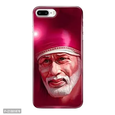 Dugvio Polycarbonate Printed Colorful Lord Sai Baba, Shirdi Sai Baba, Baba Designer Hard Back Case Cover for Apple iPhone 8 Plus/iPhone 8 Plus (Multicolor)