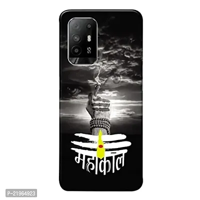 Dugvio? Poly Carbonate Back Cover Case for Oppo F19 Pro 5G - Mahakal, Lord Shiva