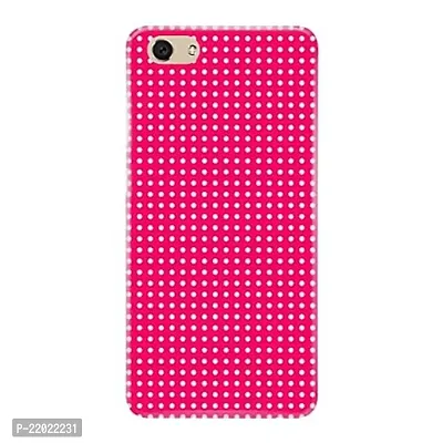 Dugvio? Printed Designer Hard Back Case Cover for Oppo F3 (Pink Dotted Art)