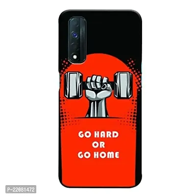 Dugvio? Printed Designer Matt Finish Hard Back Cover Case for Realme Narzo 30 (4G) / Realme 7 / Realme Narzo 20 Pro - Go Hard or go Home