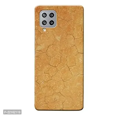 Dugvio? Printed Matt Finish Hard Back Case Cover for Samsung Galaxy A22 4G - Brown Marble Effect (Multicolor)-thumb0