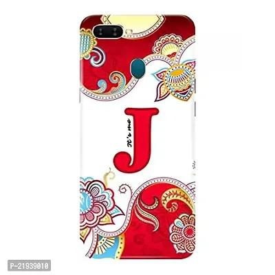 Dugvio? Polycarbonate Printed Hard Back Case Cover for Oppo A7 / Oppo A12 / Oppo A5S (Its Me J Alphabet)