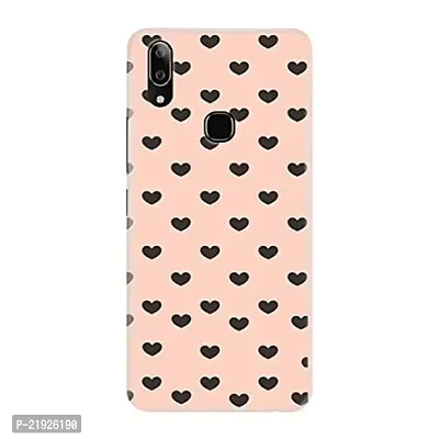 Dugvio? Polycarbonate Printed Hard Back Case Cover for Vivo V9 (Black Love in Pink Theme)-thumb0