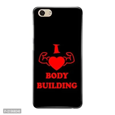 Dugvio? Poly Carbonate Back Cover Case for Oppo F3 - I Love Body Building