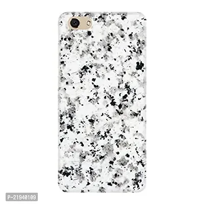 Dugvio? Polycarbonate Printed Hard Back Case Cover for Oppo F3 (Dotted Marble Design)