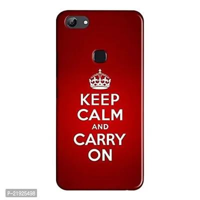 Dugvio? Polycarbonate Printed Hard Back Case Cover for Vivo Y83 (Keep Calm and Carry on)