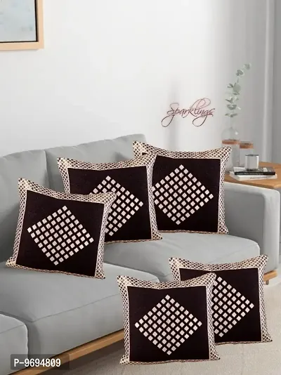 Cotton Printed Geometrical Cushion Cover(40*40 Cm)