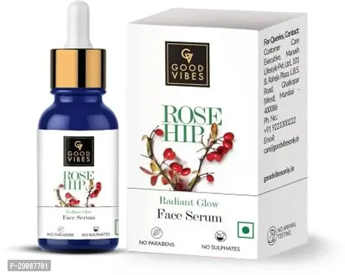 GOOD VIBES Rose Hip Radiant Glow Face Serum (10 ml)-thumb0