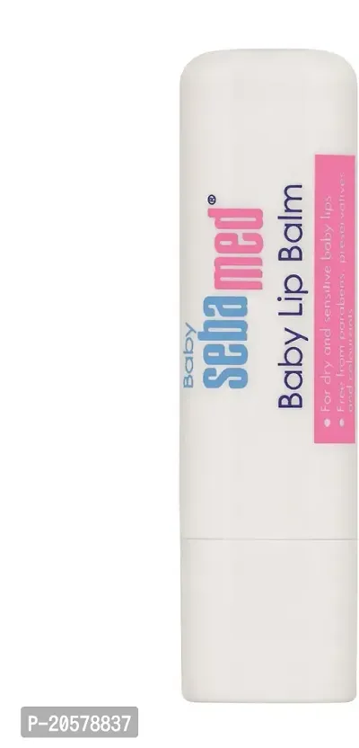 Sebamed Baby Lip Balm Butterm Natural Jojoba Oil, caprylic, capric, succinic triglyceride (Pack of: 1, 4.8 g)-thumb2