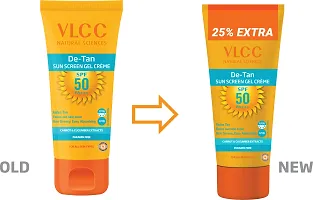 VLCC DE TAN SUN SCREEN GEL CREME 100ML PACK OF 4 (100MLX4) - SPF 50 PA+++ (400 ml)-thumb3