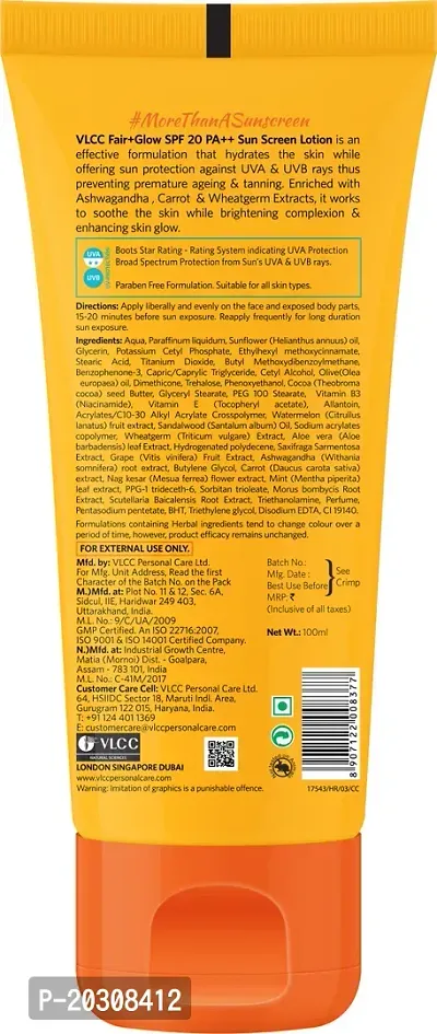 VLCC Ayurveda Skin Brightening Haldi  Chandan Face Wash Deep Cleanser - SPF 20 PA+ (100 ml)-thumb2