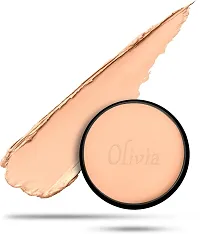 Olivia 100% Waterproof Pan Cake Concealer, Shade No. 26 - Pack of 3 (Almond Dust, 25 g)_O-8C75-thumb2