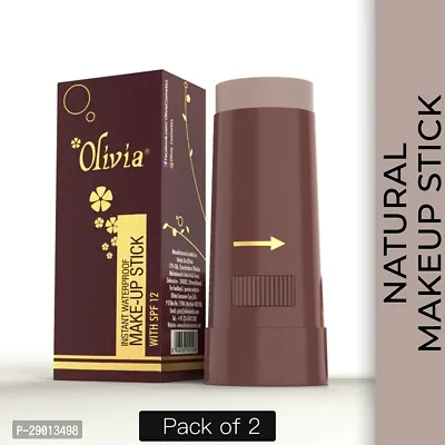 Olivia Instant Waterproof Makeup Stick Concealer (03-Natural, 15 g) - Set of 2_OSTK-261