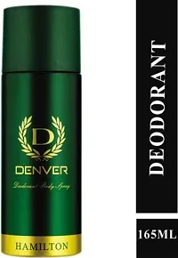 Denver 1 Hamilton And 1 Imperial Deo Deodorant Spray-For Men Women 330 Ml, Pack Of 2-thumb1