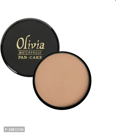 Olivia 100% Waterproof Pan Cake Concealer, 25g,  Shade No. 24 (Natural Honey, 25 g)_O-8C34-thumb0