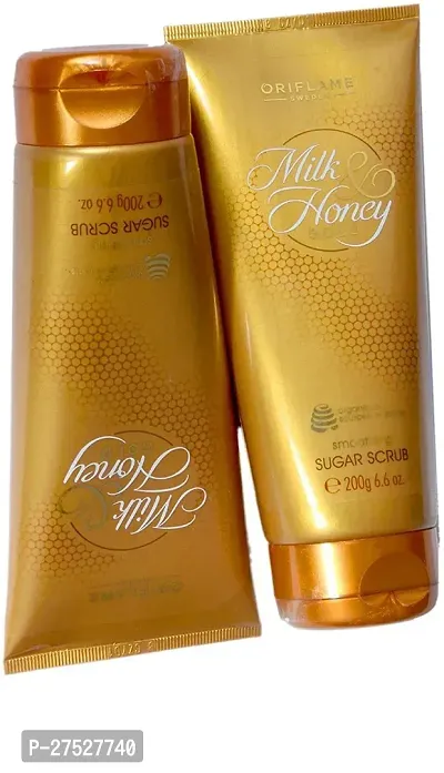 Oriflame milkhoney sugar scrub (pack of 2) Scrub (400 ml) Scrub (400 ml)-thumb0