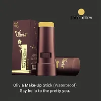 Olivia Waterproof Makeup Stick Concealer, 15g,  Shade No-07 (Lining Yellow)_OSTK-244-thumb2