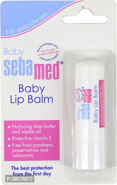 Sebamed Tiny Toes Baby Lip Balm caprylic, capric, succinic triglyceride (Pack of: 2, 4.8 g)-thumb0