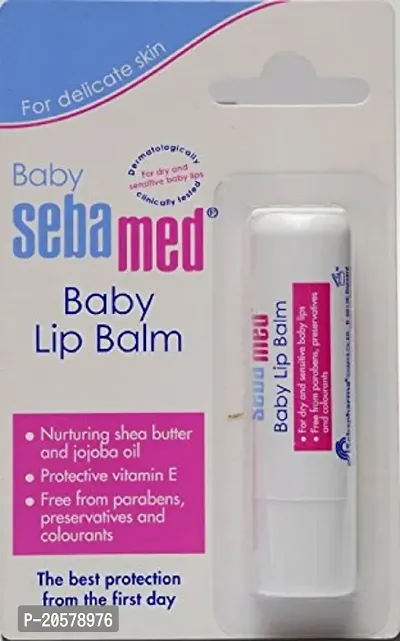 Sebamed Lip Balm To Hydrate Dry, Chapped, Damaged Lips  Get Baby Lips NA (Pack of: 1, 4.8 g)