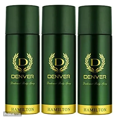 D-Denver Hamilton Combo Pack Of 3 Deodorant Spray 495 Ml, Pack Of 3
