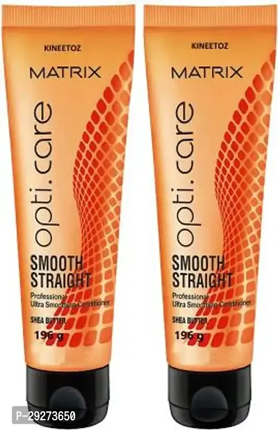 Matrix Opti Care Smooth Straight Professional Conditioner with Shea Butter 196g Pack of 2-thumb0