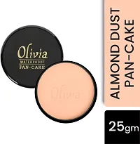 Olivia 100% Waterproof Pan Cake Concealer, Shade No. 26 - Pack of 3 (Almond Dust, 25 g)_O-8C75-thumb1