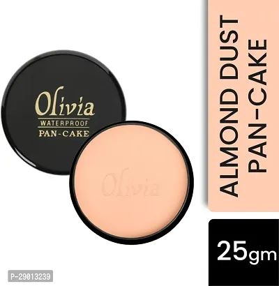 Olivia 100% Waterproof Pan Cake Concealer, Shade No. 26 - Pack of 3 (Almond Dust, 25 g)_O-8C75-thumb2