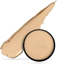 Olivia 100% Waterproof Pan Cake Makeup Concealer, Shade No. 27, (Sun Tone, 25 g) - Pack of 2_O-8C72-thumb1