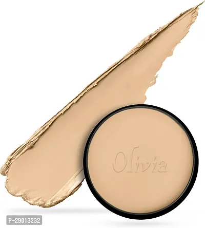 Olivia 100% Waterproof Pan Cake Makeup Concealer, Shade No. 27, (Sun Tone, 25 g) - Pack of 2_O-8C72-thumb2