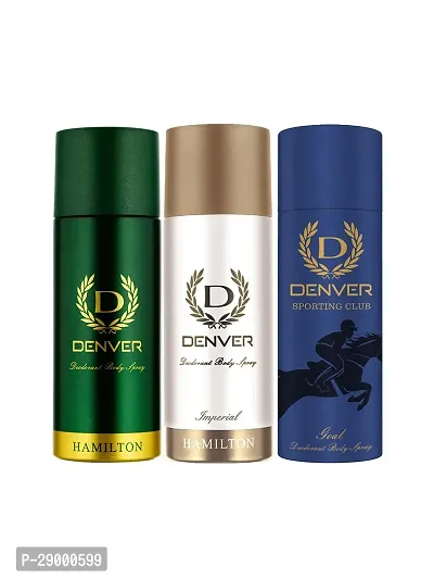 Denver Men Set Of 6 Deodorant Body Sprays-thumb2