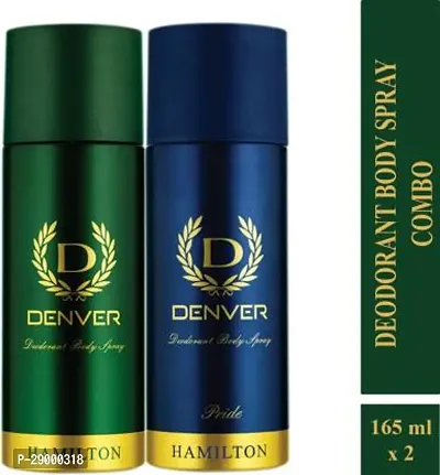 Denver Hamilton And Pride Combo Deodorant Spray 330 Ml, Pack Of 2