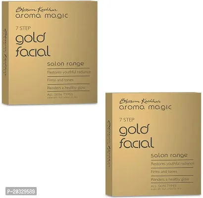 Aroma Magic Gold Facial Kit, (Pack of 2) (14 x 6.43 g)