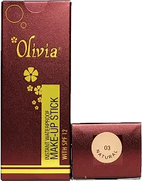 Olivia Instant Waterproof Makeup Stick Concealer, Shade 03 - Natural, 15g - Pack of 2_OSTK-251-thumb2