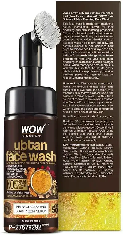 Skin Science Ubtan Foaming Face Wash ndash; 150 mL-thumb0